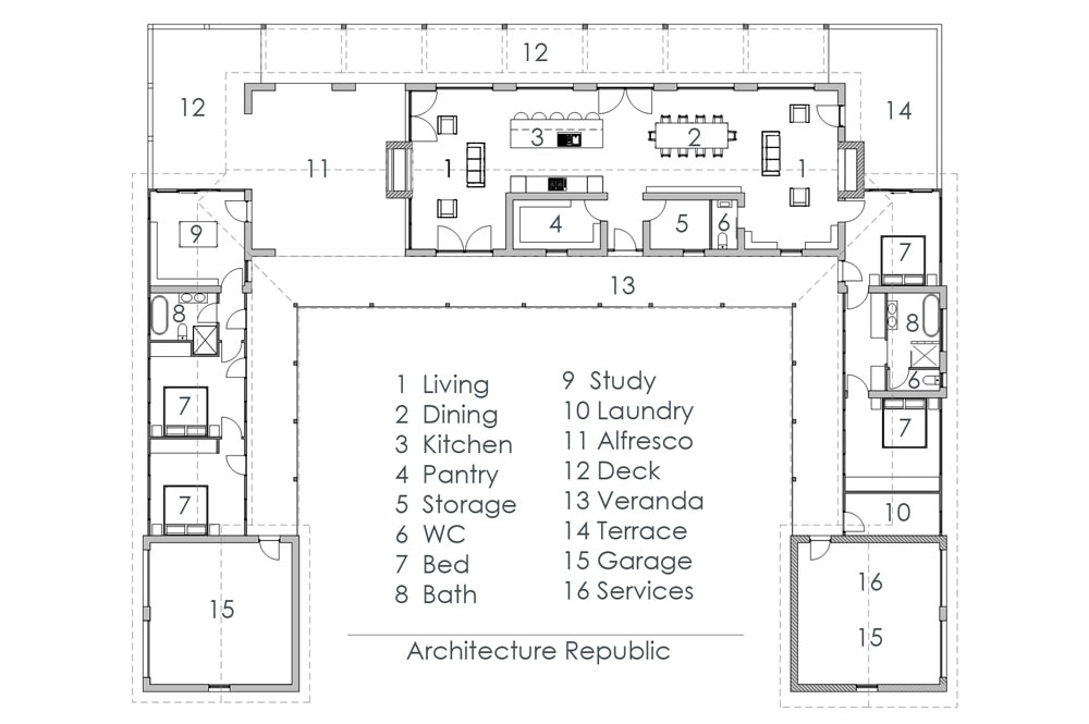 Floor Plan by Architecture Republic, Australia