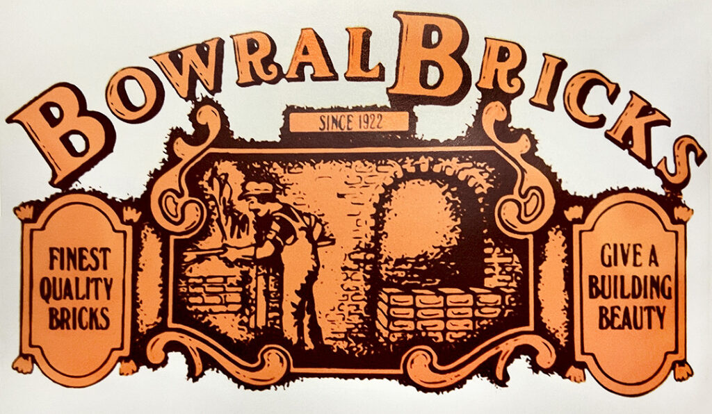 Retro advertisement for Bowral Bricks.